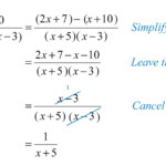 Adding And Subtracting Rational Expressions Worksheet Answers