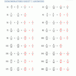 Addition Of Dissimilar Fractions Worksheets Fraction Worksheets Free