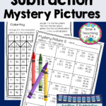 Addition Subtraction Mystery Pictures Addition And Subtraction