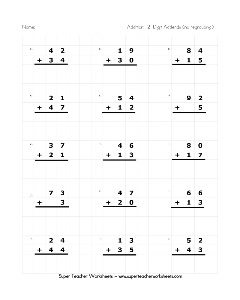 Addition Subtraction Worksheet Generator Math Worksheets Printable