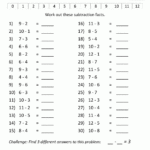 Addition Subtraction Worksheets For Grade 1