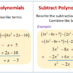 Algebra 1 10 1 Worksheet Adding And Subtracting Polynomials Answers Key