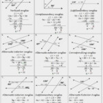 Angles And Parallel Lines Worksheet Adding And Subtracting Db excel