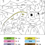 Color Subtraction Worksheet5 Math Coloring Worksheets Coloring