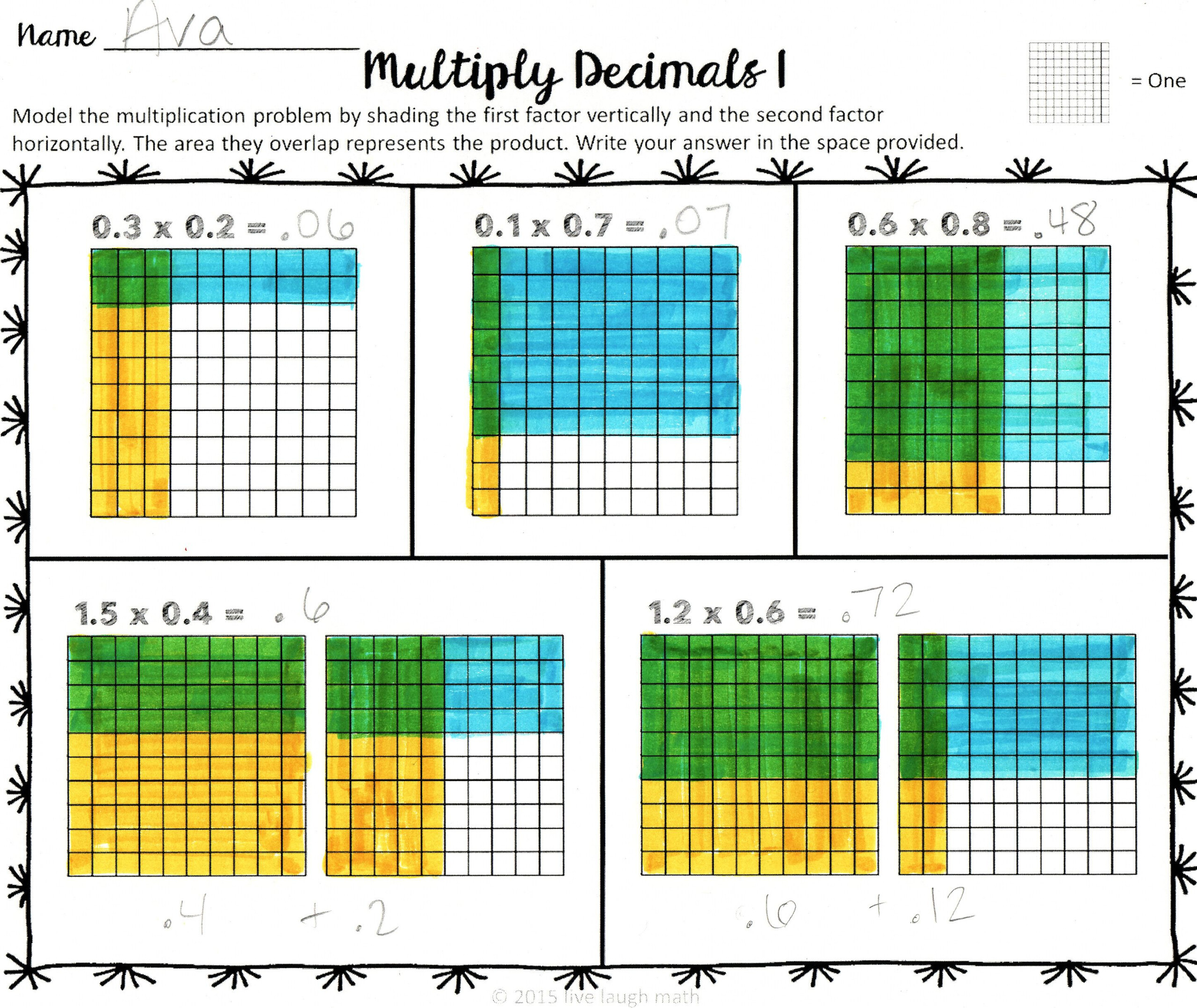 Decimal Operations Modeling Decimals Math Decimals Teaching Math