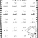 Double Digit Addition Without Regrouping Worksheets Worksheet Hero