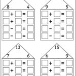 Fact Family Fact Family Worksheet Family Worksheet First Grade Math