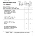 Free Printable Fraction Word Problem Worksheets Printable Worksheets