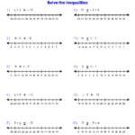 Inequalities Worksheet 6th Grade Thekidsworksheet