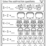 Kindergarten Halloween Worksheet Pack Kindergarten Subtraction