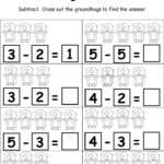 Kindergarten Subtraction Freebie Kindermomma Kindergarten Math