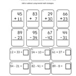 MA1 Tuesday Addition And Subtraction Within 100 Worksheet