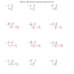 Math Drills Worksheet 7th Grade