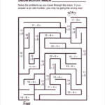 Math Maze Worksheets Subtraction K5 Worksheets Fun Math Worksheets