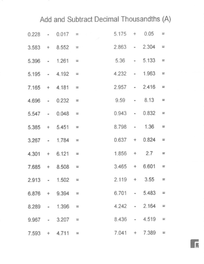 Mrs White s 6th Grade Math Blog REVIEW ADDING AND SUBTRACTING DECIMALS