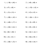 Pin On Adding And Subtracting Integers