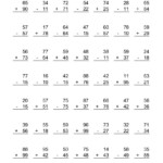 Printable 2 Digit Addition With Regrouping Worksheets 2nd Grade