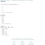 Quiz Worksheet Addition And Subtraction With Radical Notation