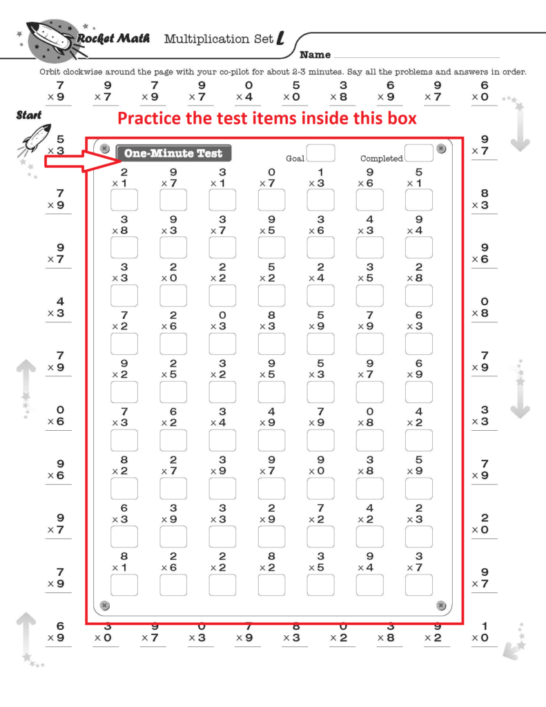 Rocket Math Subtraction Worksheet 1st Grade Printable Worksheets And 