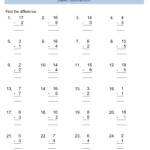 Second Grade Subtraction Math Worksheets EduMonitor