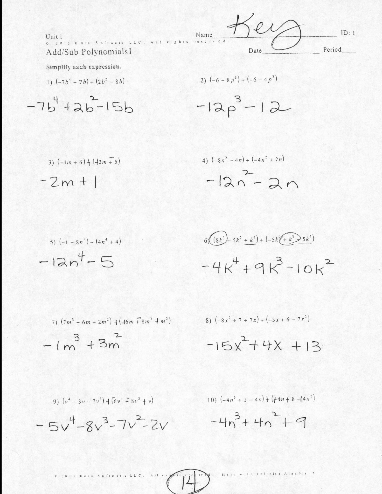 Simplifying Radicals Worksheet 1