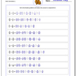 Subtracting Fractions With Different Denominators Worksheets 5th Grade