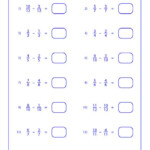 Subtracting Proper Fractions Hoeden At Home