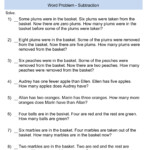 Third Grade Subtraction Word Problems 3rd Grade Math