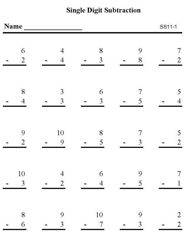 Touch Math Worksheet Generator Subtraction Math Worksheets H Sheets Sub