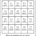 Winter Math For 2nd Grade 2 digit Addition And Subtraction Math