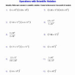 50 Adding Subtracting Scientific Notation Worksheet In 2020