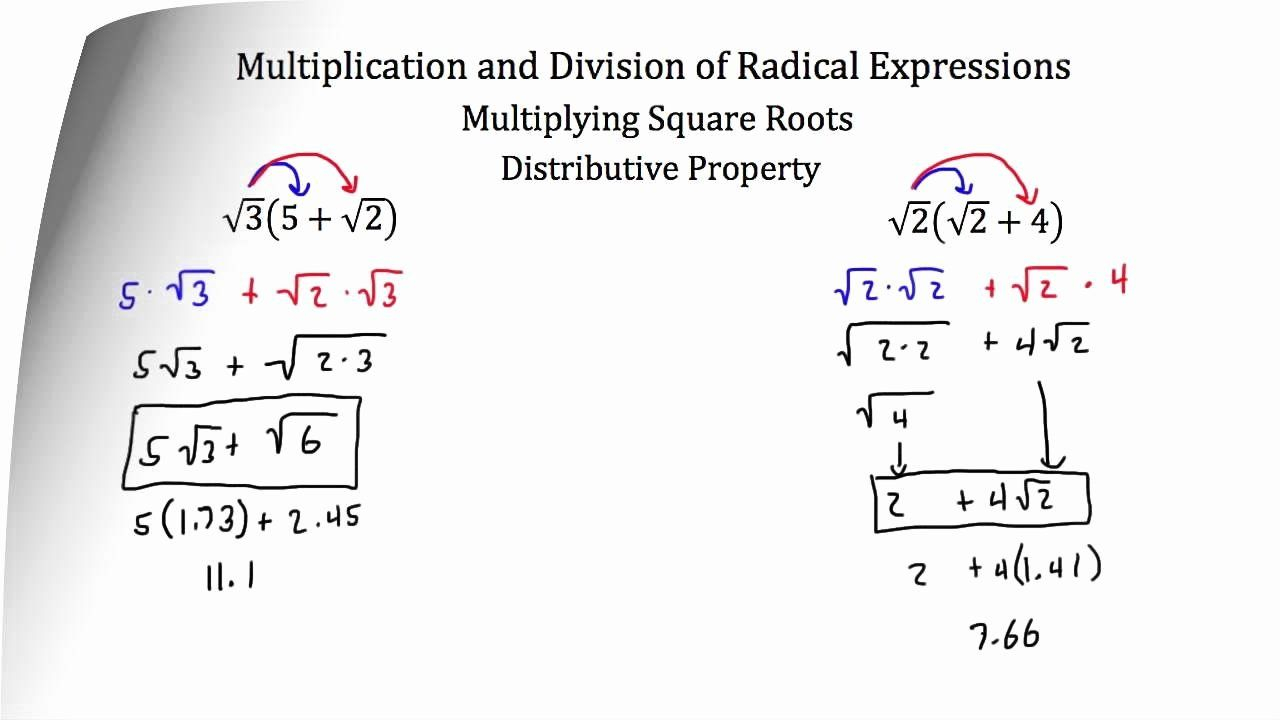 50 Multiply Radical Expressions Worksheet In 2020 Radical Expressions 