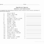 50 Significant Figures Worksheet Chemistry In 2020 Worksheet Template