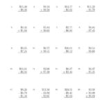 Adding And Subtracting Dollars With Amounts Up To 10 A