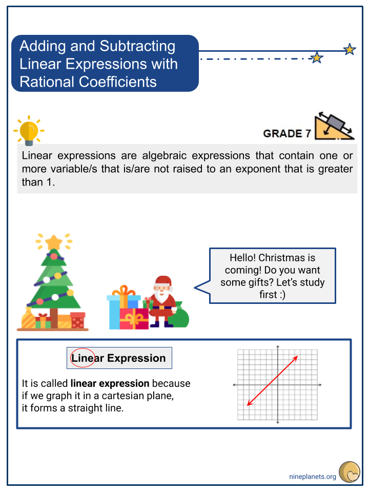 Adding And Subtracting Linear Expressions Math Worksheets For Kids