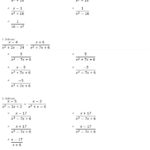 Adding And Subtracting Rational Expressions Worksheet Db excel