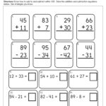 Adding And Subtracting Within 100 Worksheet Have Fun Teaching