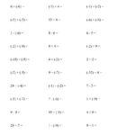 Adding Subtracting Multiplying And Dividing Fractions Worksheets