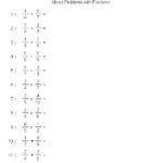 Adding Subtracting Multiplying Dividing Two Fractions Worksheets Math