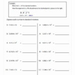 Adding Subtracting Scientific Notation Worksheet Lovely Scientific