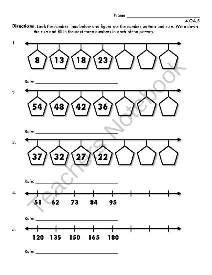 Addition And Subtraction Number Patterns From Mrs Hayden On 