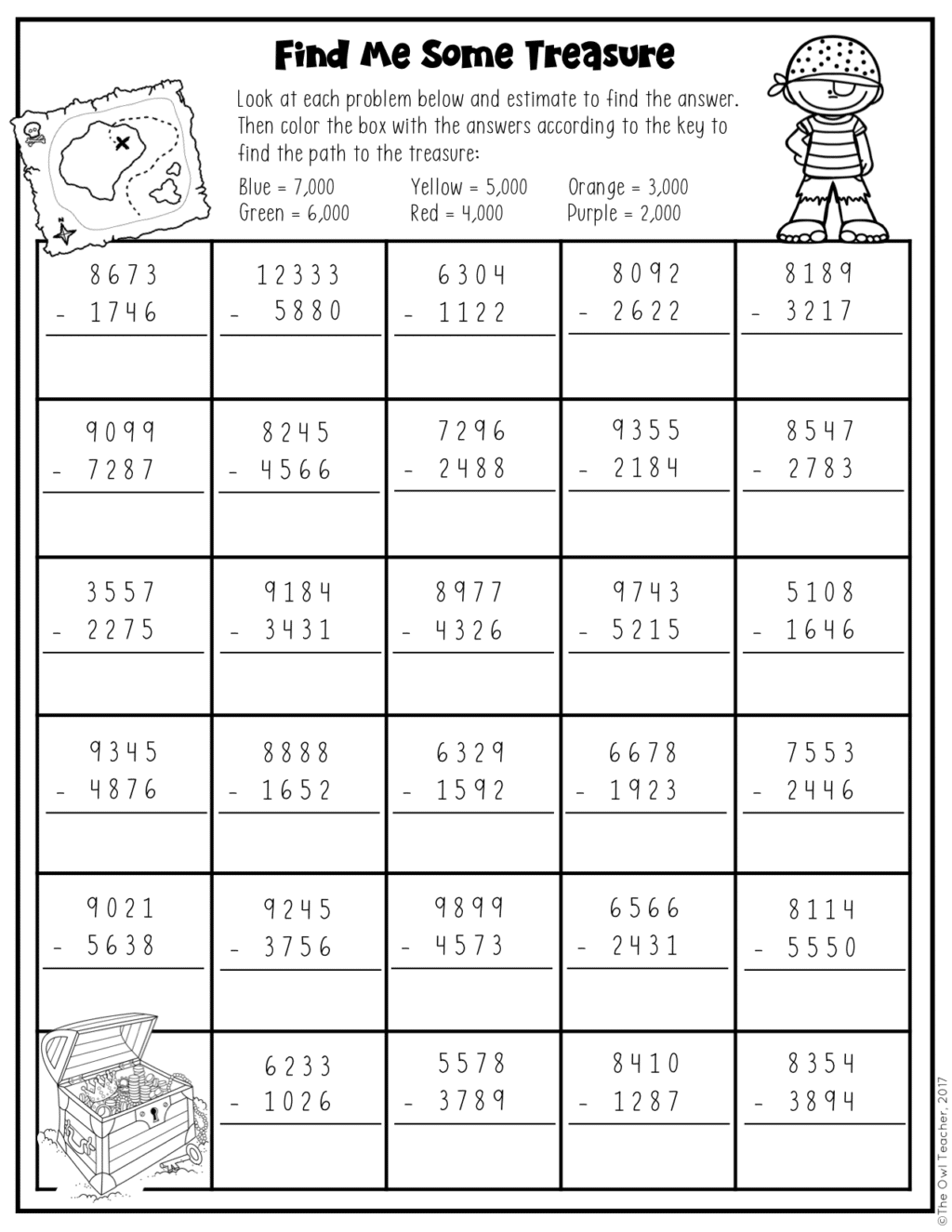 Addition And Subtraction Of Large Multi digit Numbers Guided Math 