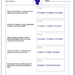Addition And Subtraction Word Problems For 4th Grade Worksheets