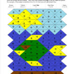 Answer Key For The Color By Number Addition And Subtraction Of Integers