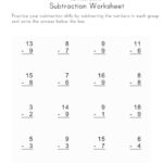 Easy Subtraction Worksheets Easy Math Worksheets Math Worksheets