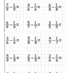 Ejercicio De Adding And Subtracting Fractions With Like Denominators