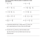 Fillable Online Wwwnew Nsd Lesson 5 5 Practice B Solving Fraction