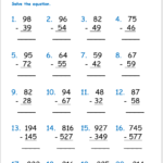 Grade 4 Subtraction Worksheets Free Worksheets Printables