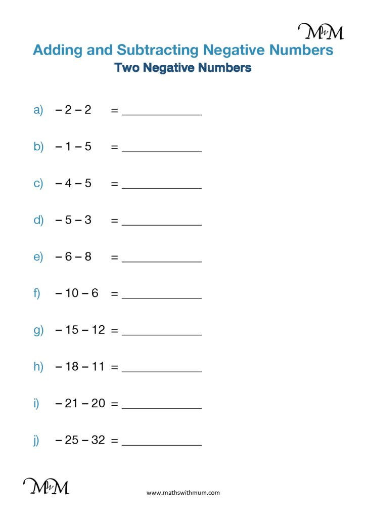 How To Subtract Positives From Negatives Using A Number Line Maths 