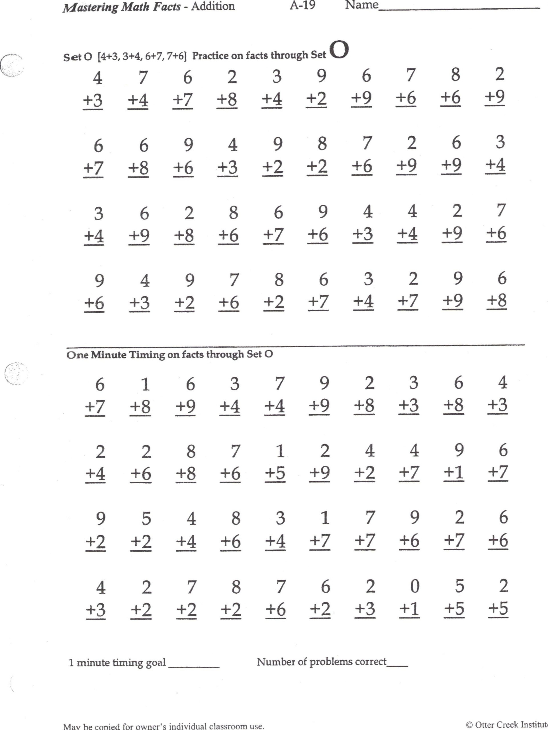 Mastering Math Facts Rocket Math Math Addition Worksheets Math Facts